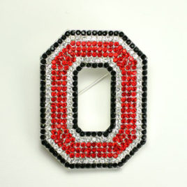 Ohio State Crystal Logo Pin